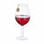 Eric Cortina Red Wine Wishes Glass Ornament