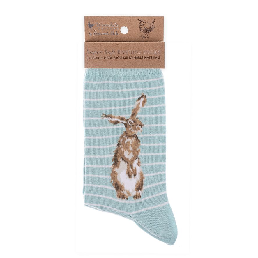 Hare and Bee" Women's Hare Socks | Putti Fine Fashions 
