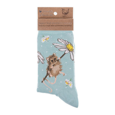 "Oops a Daisy" Women's Mouse Socks  | Putti Fine Fashions