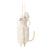 Spa Mouse in Towel Felt Ornament | Putti Christmas Decorations 