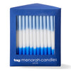 Blue Ombre Hanukkah Menorah Candles