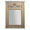 Distressed Grey Gilded Trumeau Mirror