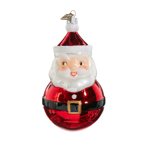 Eric Cortina Retro Santa Ball Glass Ornament | Putti Christmas Decorations 