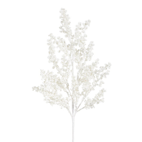 Snowy White Berry Spray | Putti Christmas Decorations 