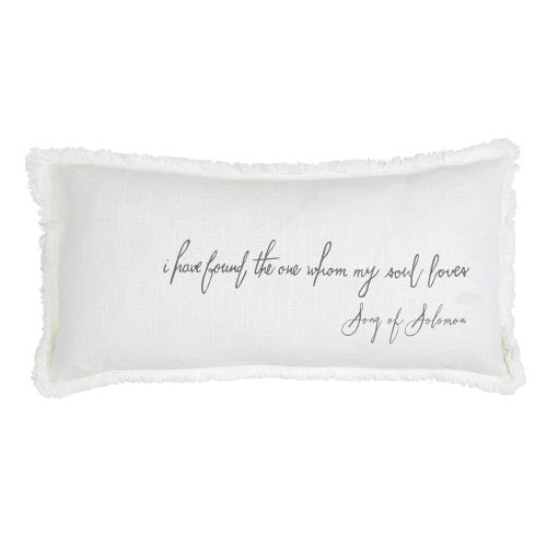 "Soul Loves" Cotton Pillow