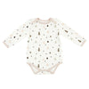 Long Sleeve Snapshirt - Blush Trees