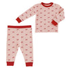 PJ Set - Red Bows