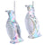 Clear Iridescent Penguin Ornaments