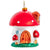 Kurt Adler Toadstool House Glass Ornament