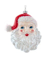 Kurt Adler Red Santa Head Glass Ornament | Putti Christmas