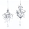 Silver Drop Chandelier Ornament