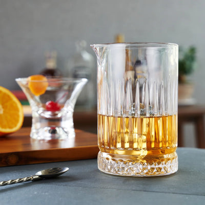 Viski Small Cut-Crystal Mixing Glass