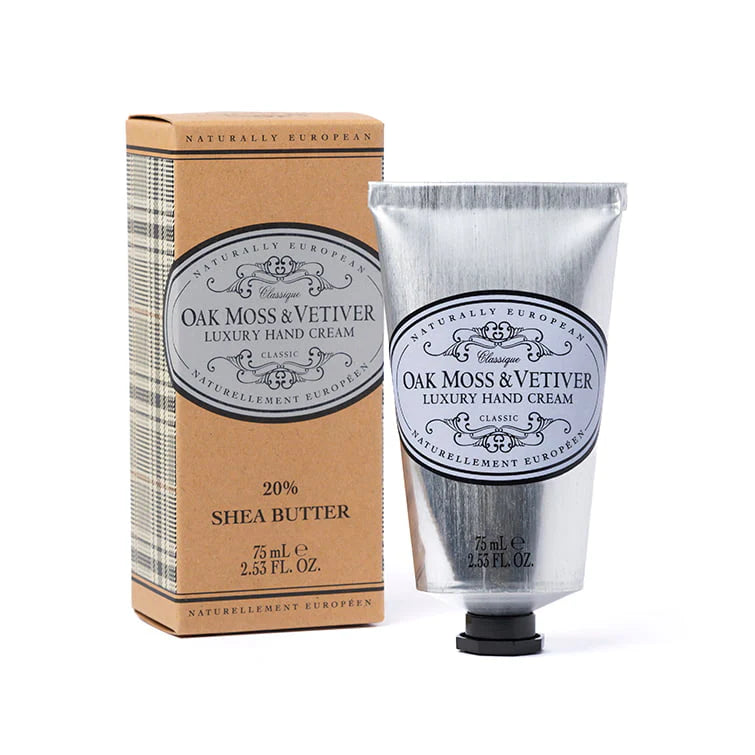 Naturally European Oak Moss and Vetiver Hand Cream | Putti Fine Furnishings 