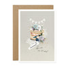 "Mr & Mrs" Wedding Cake Greeting Card