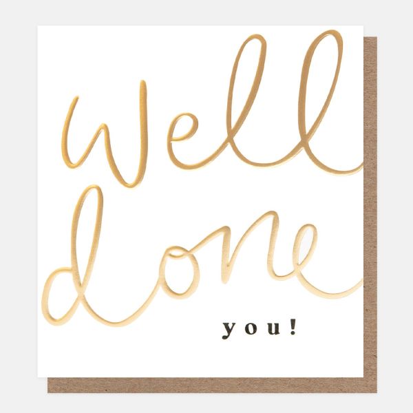 "Well Done You" Greeting Card | Putti Celebration 