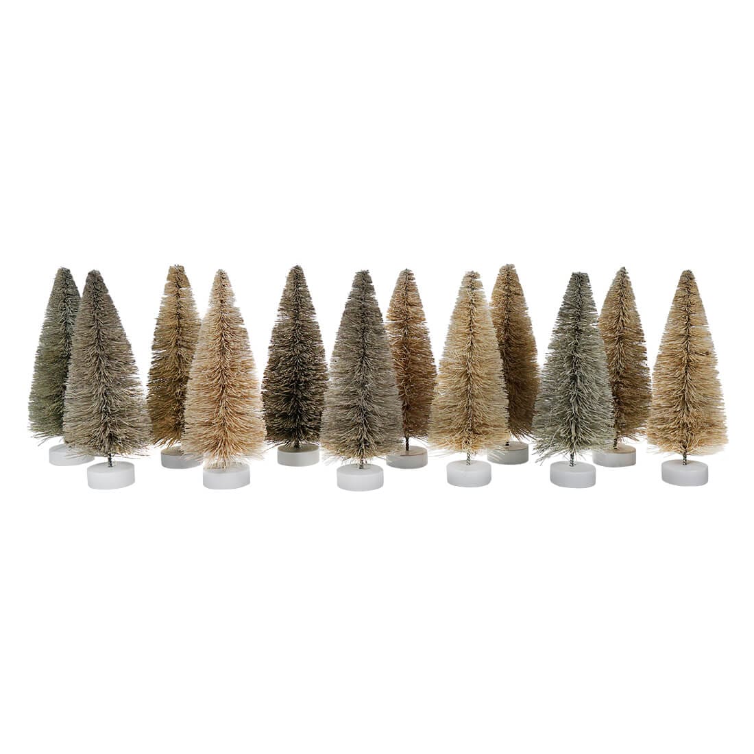 Cody Foster Sisal Trees Set of 12 - Light Grey