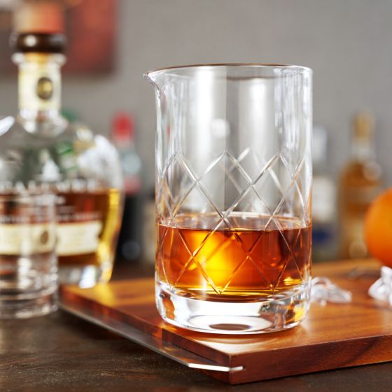 Large Cut-Crystal Mixing Glass | Putti Fine Furnishings 