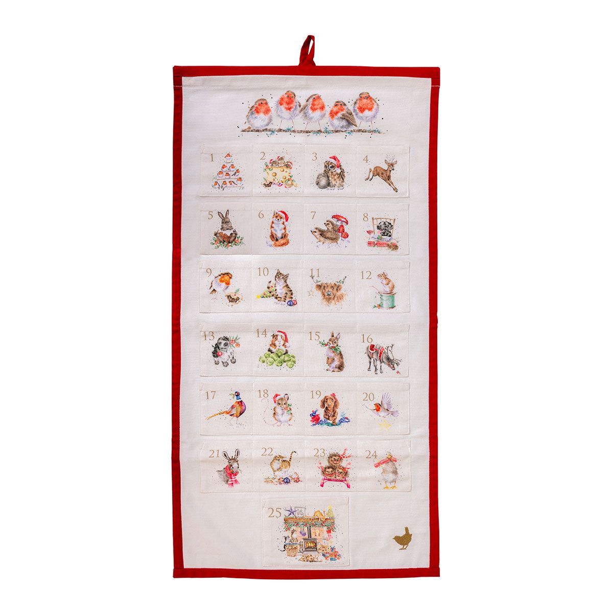 Christmas Animals Fabric Advent Calendar
