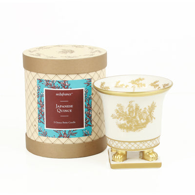 Seda France Petite Japanese Quince Ceramic Candle, SF-Seda France, Putti Fine Furnishings