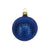 Blue Glitter Glass Ball Ornament
