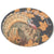 "Give Thanks" Oval Turkey Wall Plaque