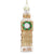 Big Ben with Wreath Glass Ornament  | Putti British Christmas 