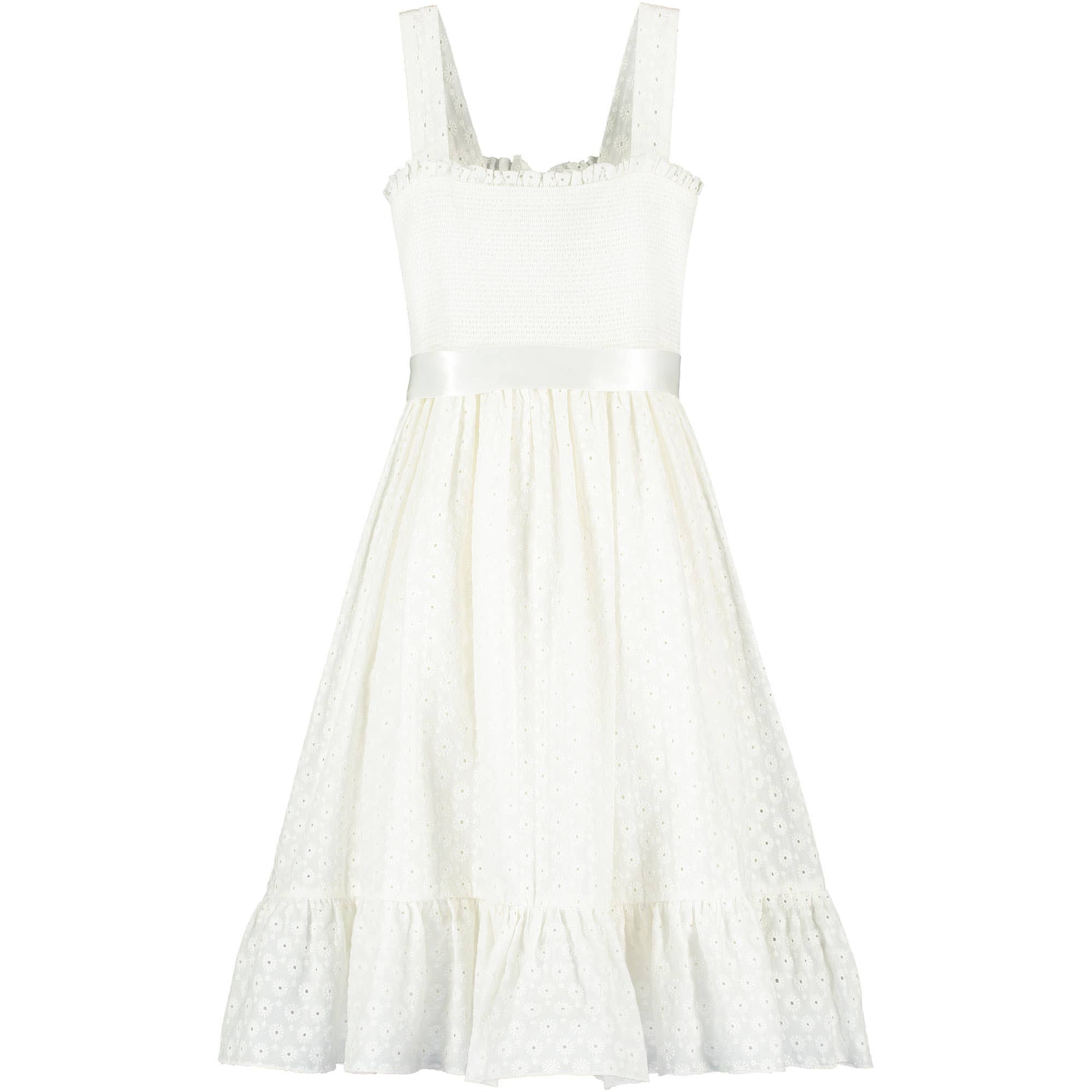 Hollie Hastie Ava White Eyelet Party Dress