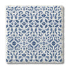 Blue Azul Single Tile Coaster - Pattern 6