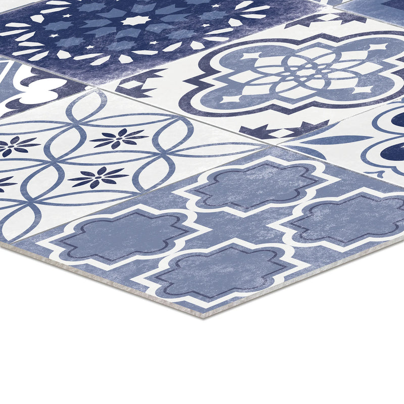 Antiquity Ceramics Blue Colored Vinyl Floor Mat