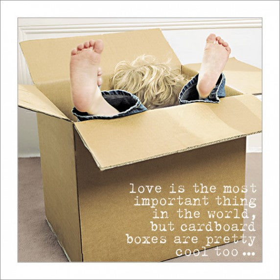 "Love is the most important thing in the world..." Greeting Card