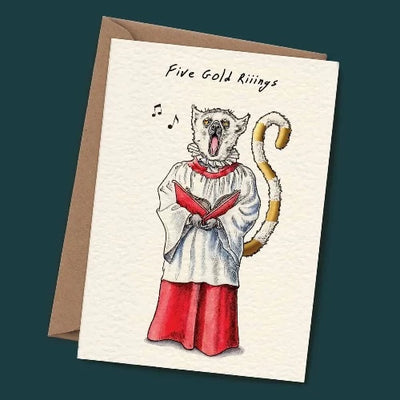 12 Days Of Christmas Card Set | Putti Christmas Celebrations