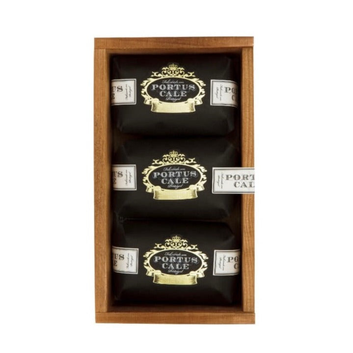 Portus Cale Ruby Red Soap in Gift Box -Set of 3  | Putti Fine Furnishings 