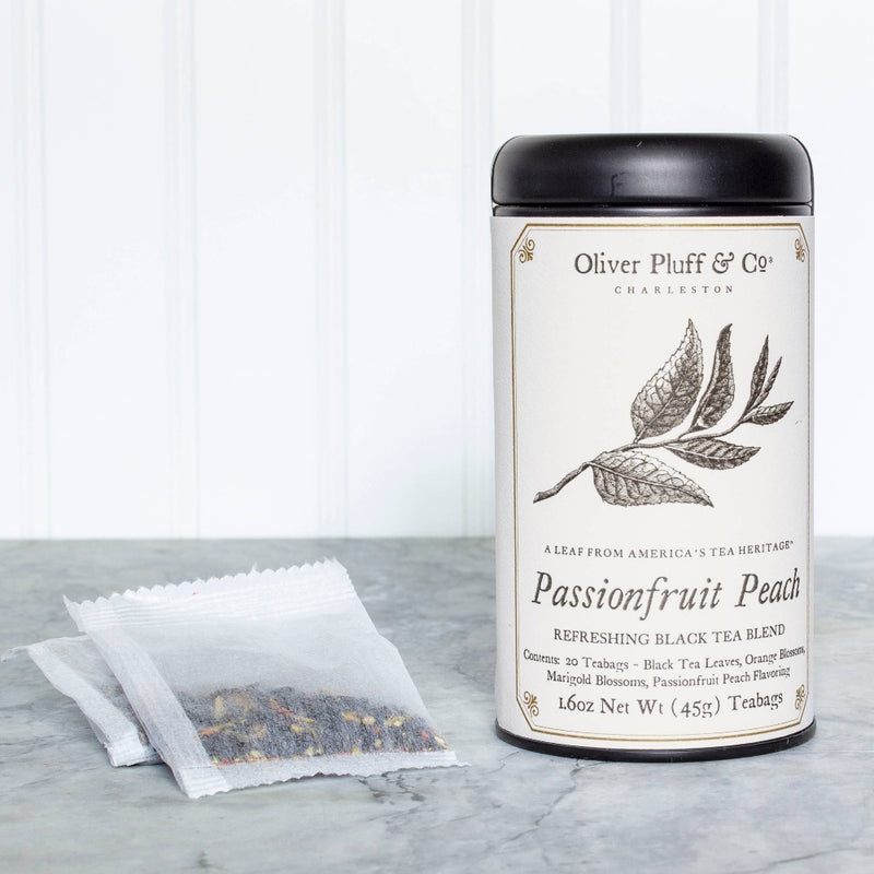 Oliver Pluff & Company - Passionfruit Peach - 20 Teabags | Putti Fine Foods 