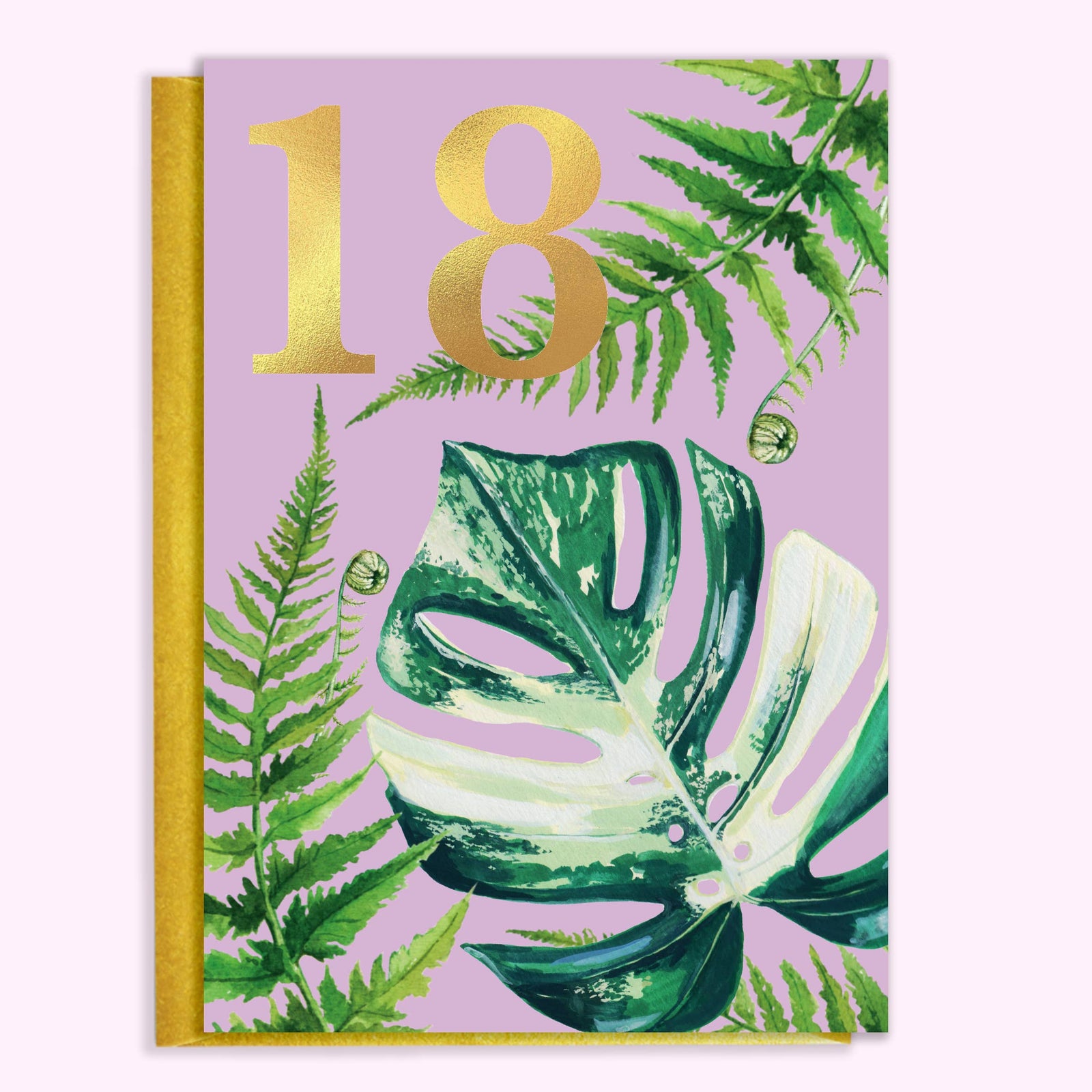 18th Birthday Houseplants Card