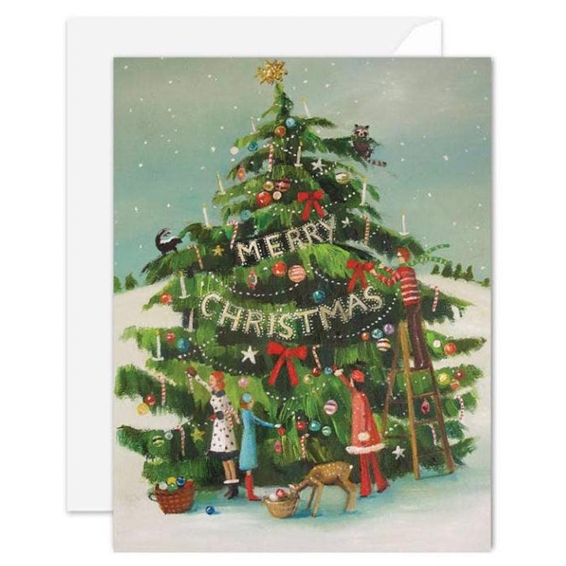 The Peppermint Family Trim The Tree Card - Box Set | Putti Christmas Canada 