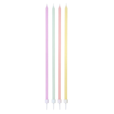 "We Heart Pastel" Long Candles -  Party Decorations - Talking Tables - Putti Fine Furnishings Toronto Canada - 2