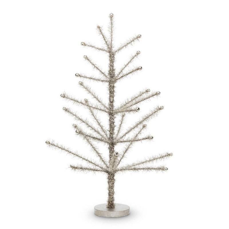 Tinsel Tree with Balls  | Putti Christmas Celebrations 