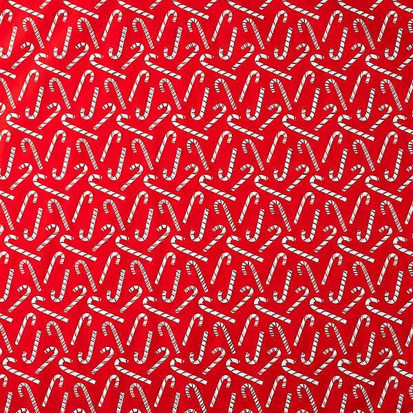 Candy Cane Christmas Wrapping Paper Roll | Putti Christmas Canada 