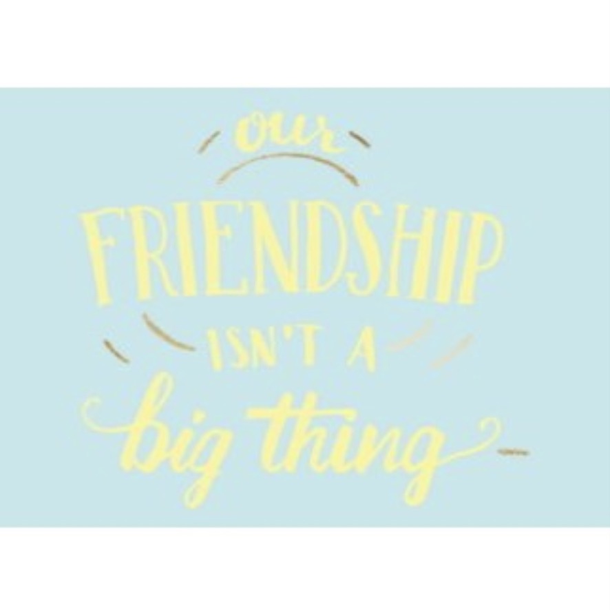 Graphique de France "Big Thing" Friendship Greeting Card | Putti 