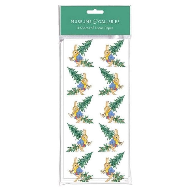 Bringing Home the Christmas Tree Peter Rabbit Tissue Paper