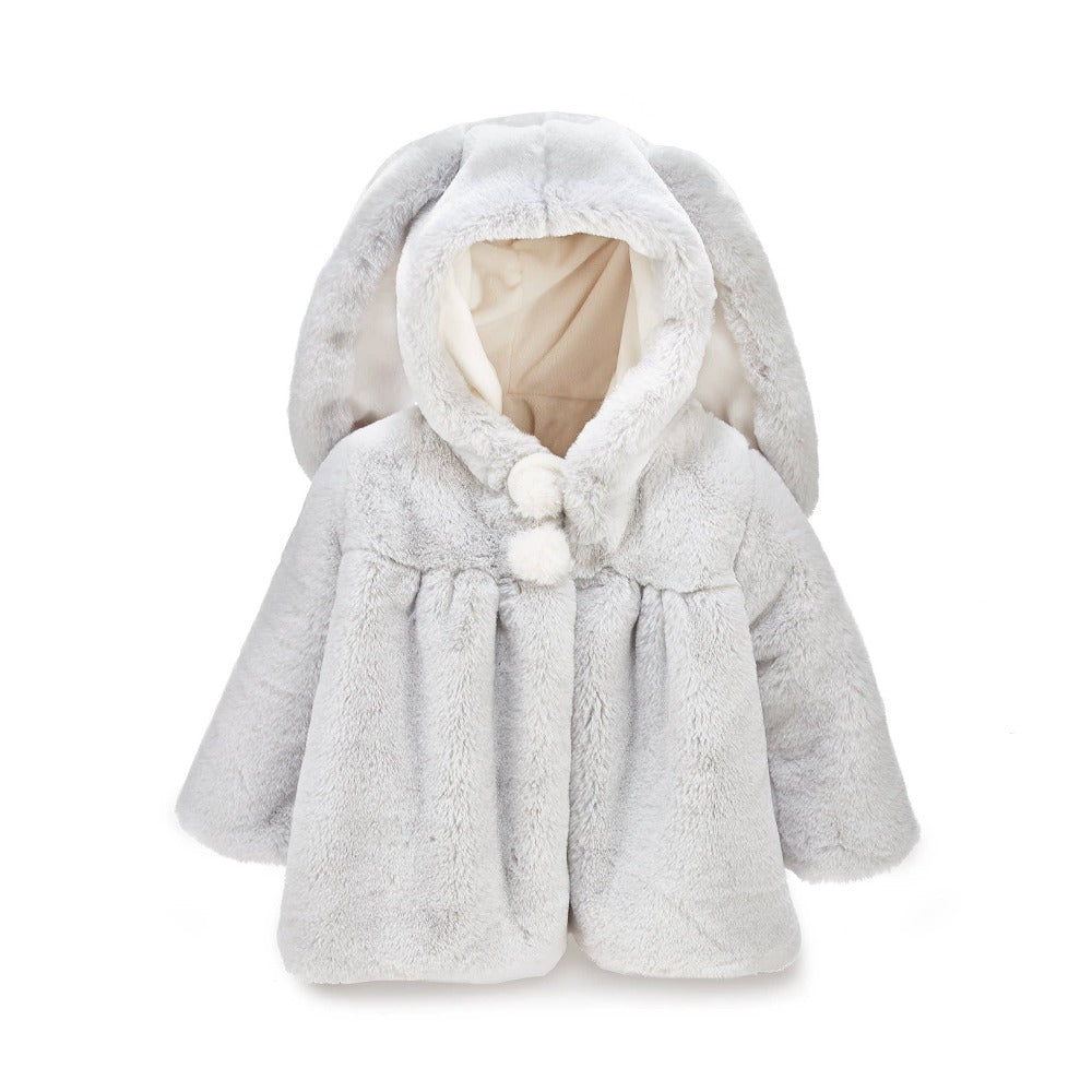 Bunnies By the Bay Boxed Bloom Bunny Little Star Fur Coat | Le Petite Putti 
