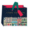 Christmas Village Houses Medium Christmas Gift Bag