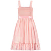 Holly Hastie Ava Pink Gingham Girls Party Dress