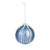 Coastal Glass Ball ornament - Blue | Putti Christmas Decorations 