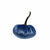 Small Velvet Pumpkin - Slate Blue | Putti Fine Furnishings Canada