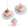 Kurt Adler Miniature Glass Cake Ornaments | Putti Christmas Canada