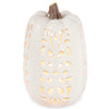 White Ceramic Pumpkin Lantern | Putti Thanksgiving Celebrations