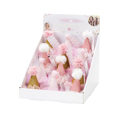 "We Heart Pink" Mini Hat -  Party Supplies - Talking Tables - Putti Fine Furnishings Toronto Canada - 4