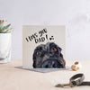 "I Love You Dad" Labradoodle Greeting Card