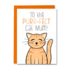 Ginger Cat Mum Greeting Card | Putti Fine Furnishings Canada